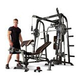 Marcy MD-9010G Smith Cage Workout Machine Total Body Training Home Gym System