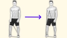 One Arm Bicep Curl Resistance Band Exercise