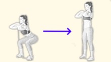 Front Squat Resistance Band Exercise