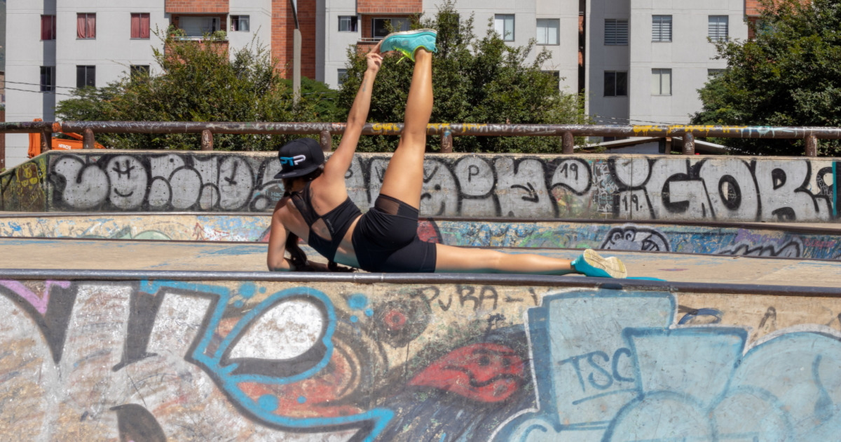 <div class="small">Photo by: <a href="https://www.ptpioneer.com" target="_blank" rel="noopener noreferrer">Tyler Read</a> A Hamstring Stretch in the Skate Park</div> Hamstring Exercises for Moblity and Flexibility